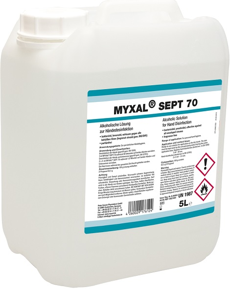 MYXAL® SEPT 70 Händedesinfektion 5 L Kanister  14021006