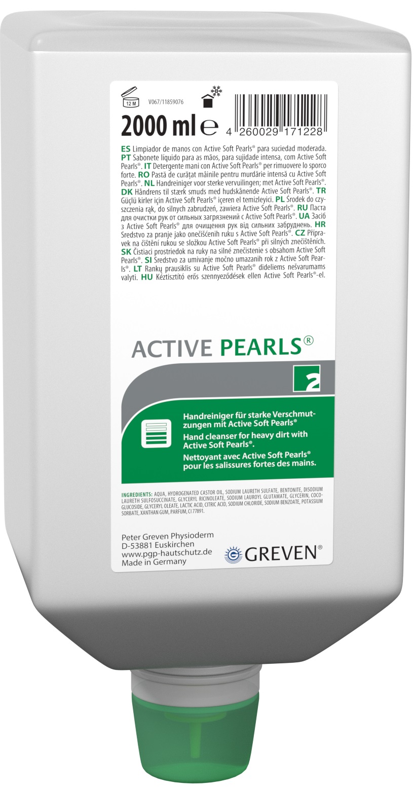 GREVEN® ACTIVE PEARLS® Handreiniger 2.000 ml Varioflasche
