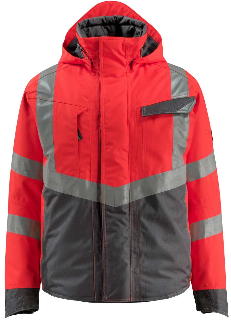MASCOT® SAFE SUPREME zweifärbige Warnschutz Winterjacke HASTINGS 