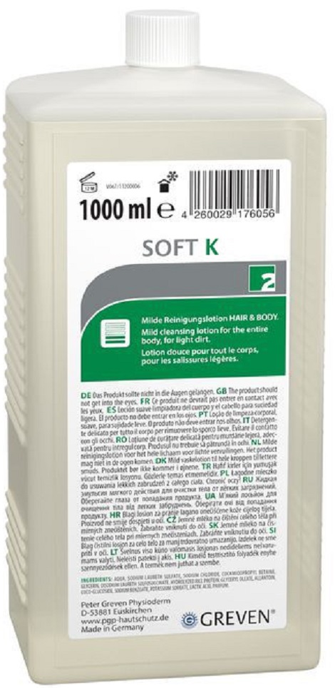 GREVEN® SOFT K Hautreinigung  1.000 ml Hartflasche