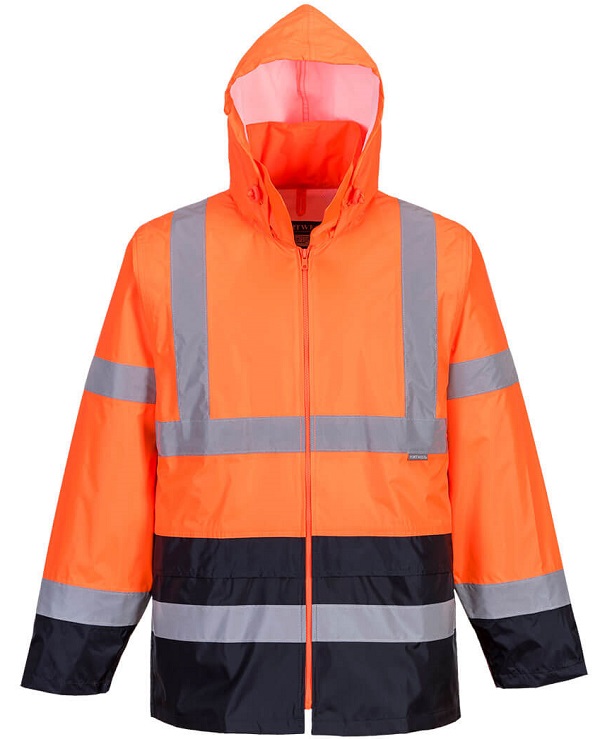 Warnschutz Kontrast-Regenjacke H443