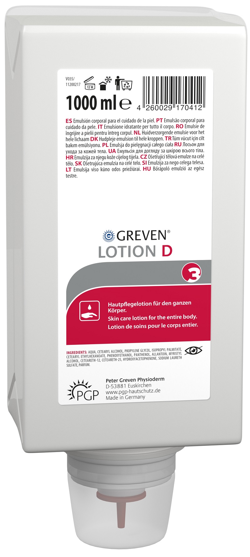 GREVEN® LOTION D 1.000 ml Varioflasche