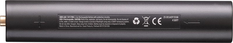 COAST® Zithion-X wiederaufladbare Batterie für u.a. XP80R, ZX880 