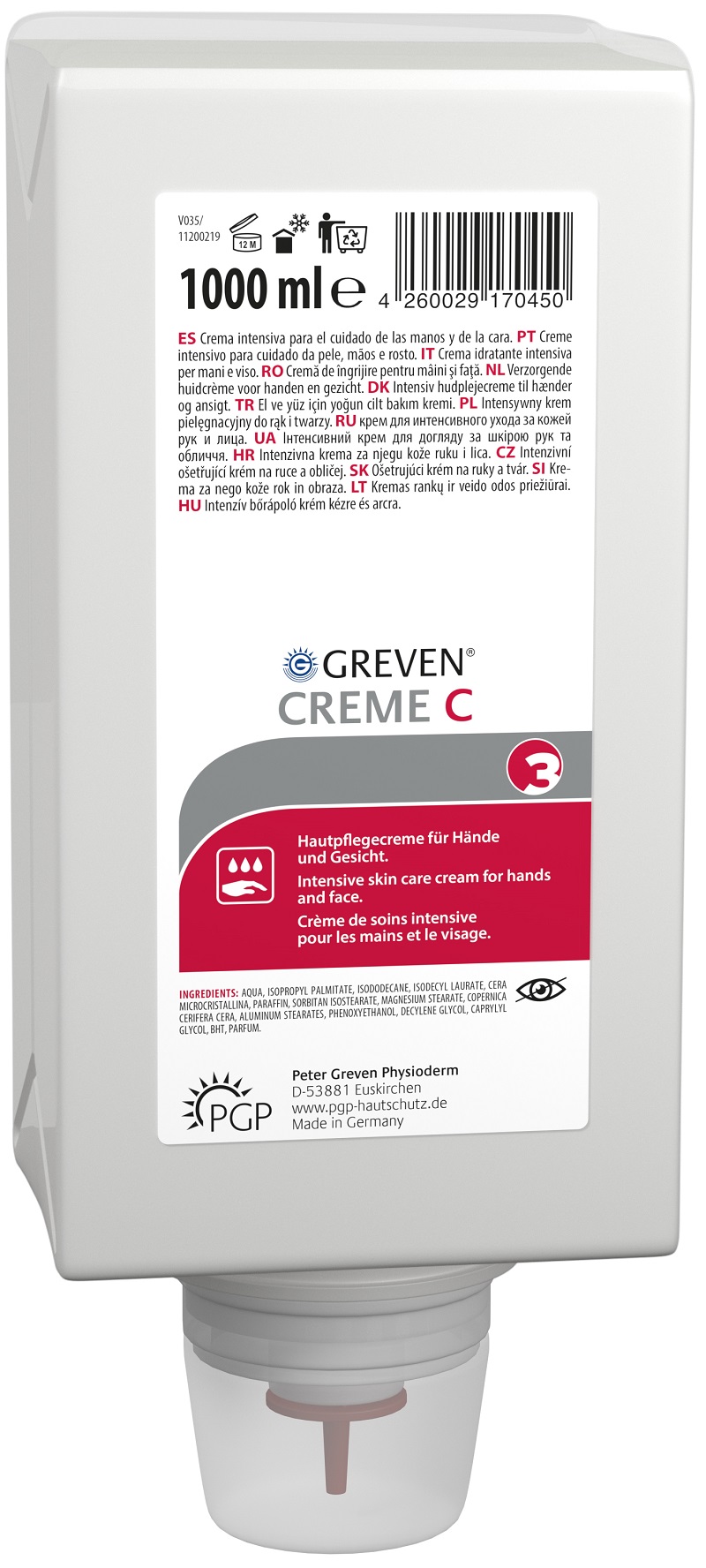 GREVEN® CREME C 1.000 ml Varioflasche