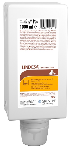 LINDESA® Professional Hautschutz- und pflegecreme 1.000 ml Varioflasche 13640002