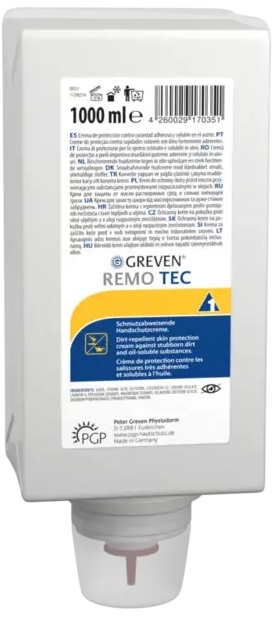 GREVEN® REMO-tec Hautschutzcreme 1.000 ml Varioflasche