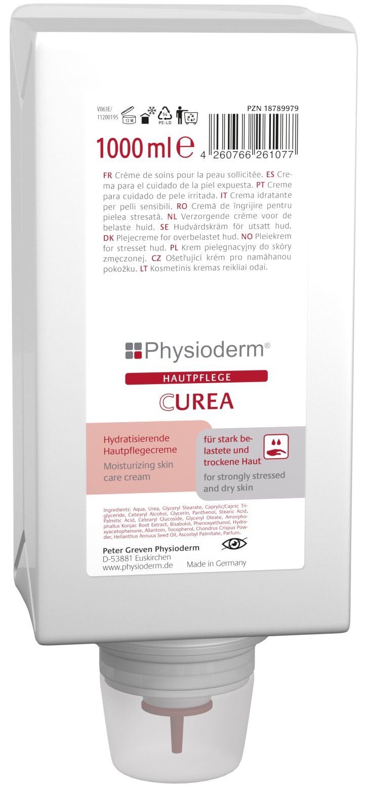 PHYSIODERM® CUREA Hautpflegecreme 1.000 ml Varioflasche  
