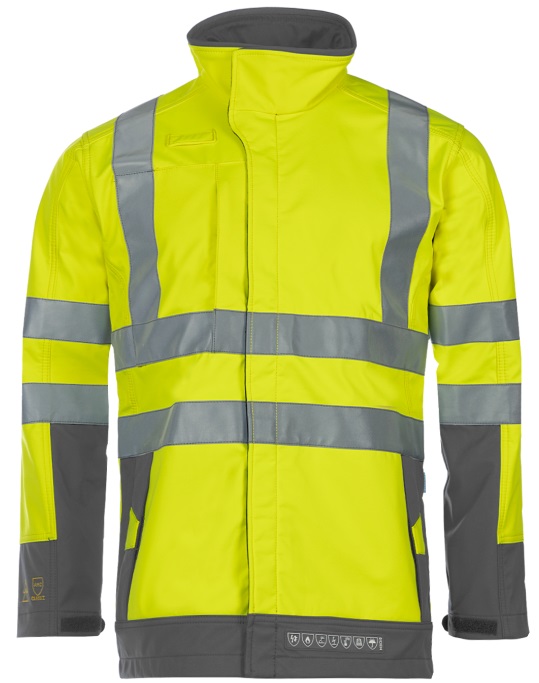 Warnschutz-Softshelljacke PLAYFORD mit Störlichtbogenschutz 9633N2