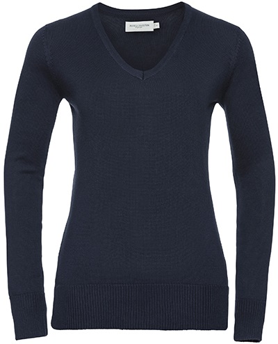 Russell Ladies V-Neck Strick-Pullover 710F 