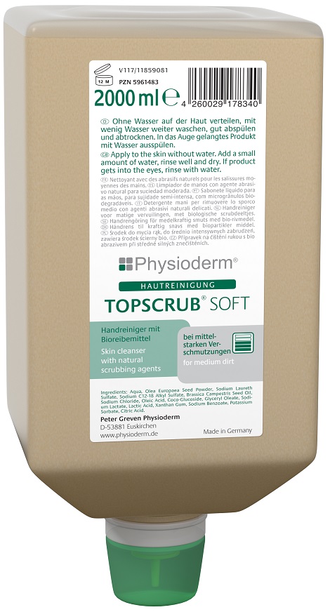PHYSIODERM® TOPSCRUB® SOFT 2.000 ml Varioflasche