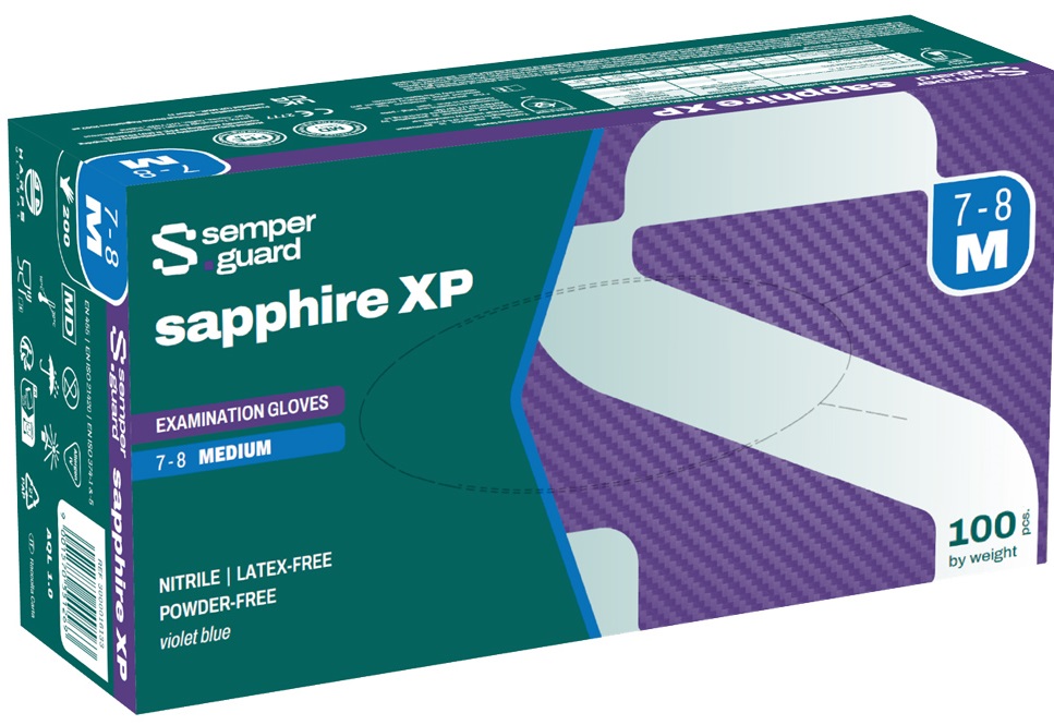 Semperguard® Nitril XTRA LITE Einweghandschuh 100er 0446