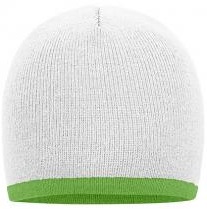 Myrtle Beach Beanie mit Kontraststreifen MB 7584 Myrtle Beach Beanie mit Kontraststreifen MB 7584