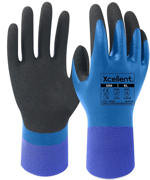 XCellent® WETGRIP Super Flex, öl- und wasserabweisender Montagehandschuh 3009