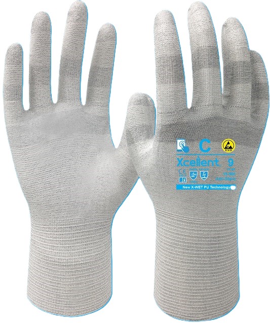 XCellent® PRECISION CUT-STAR Sekound Skin Schnittschutzhandschuh Level C, ESD, 18-900