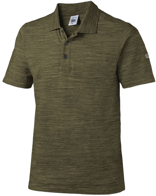 BP® Polo Shirt für Sie & Ihn meliert 1712 232