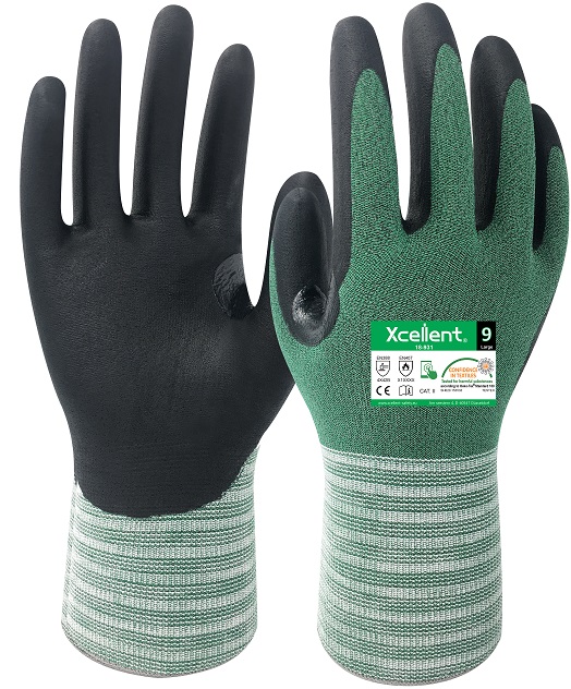 XCellent Feiner Schnittschutzhandschuh Level B, Nitril-Mikroschaumbeschichtung 18-931