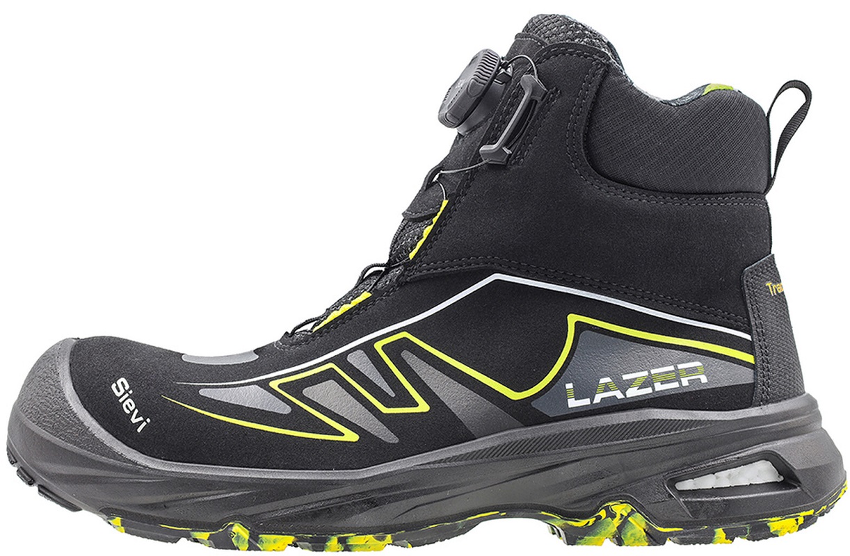 SIEVI® Lazer Roller High+S3 FO HRO SC SR Sicherheitshalbstiefel mit BOA® Fit System , 52313
