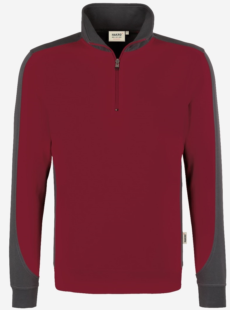 HAKRO Mikralinar® Zip-Sweatshirt Contrast  476