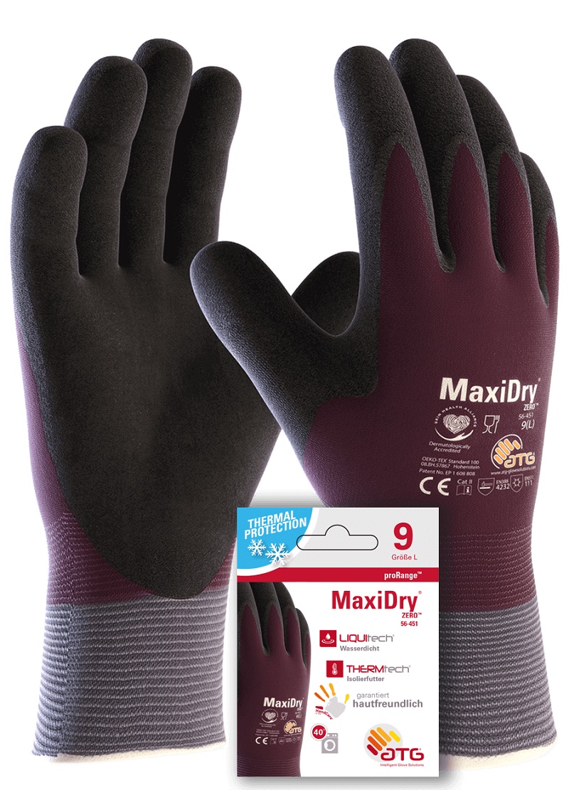 MaxiDry®Zero™ HCT  Kälteschutzhandschuh 56-451