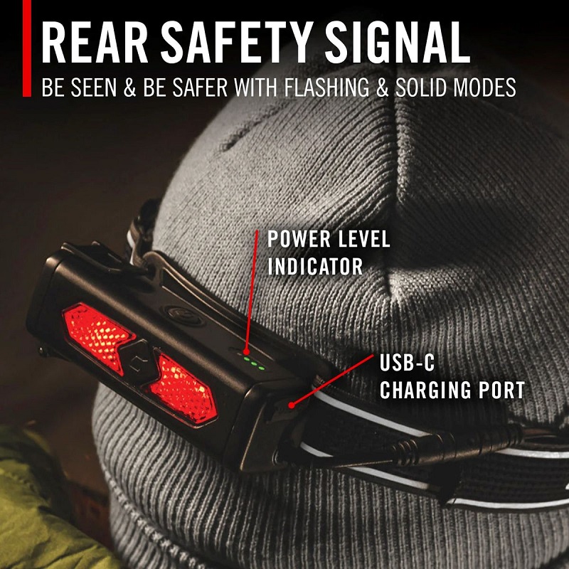 COAST® wiederaufladbare Stirnlampe mit Sprachsteuerung 1100 Lumen RL35R