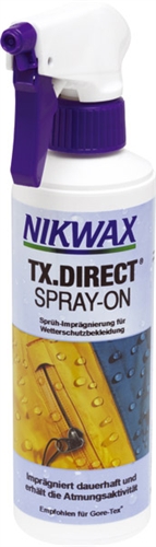 Nikwax TX.Direct® Spray-on 300 ml Imprägnierung für Wetterschutzbekleidung