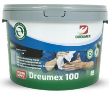 DREUMEX® 100, starke Reinigungstücher für große Flächen, Eimer mit 100 Tüchern, 14484001