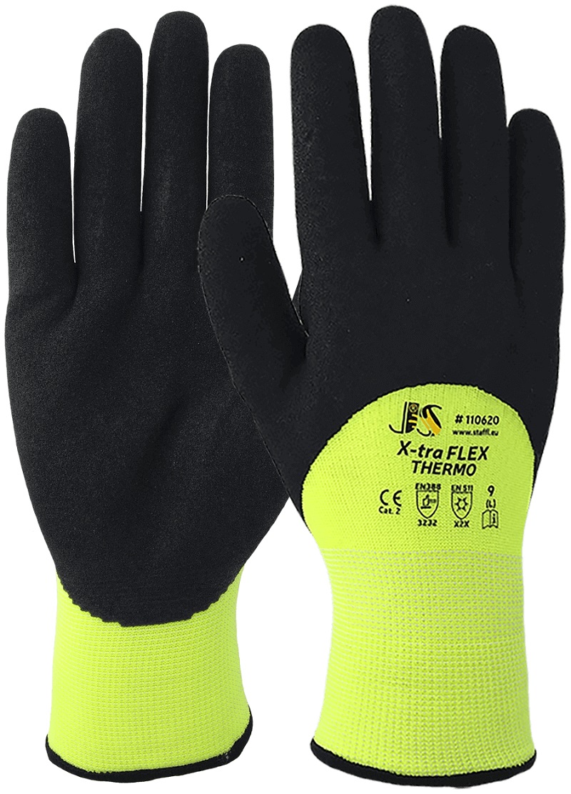 X-tra FLEX THERMO  Winterhandschuh Nitril Grip 1102