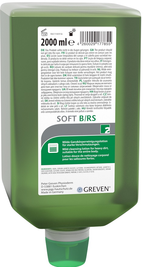 GREVEN® SOFT B/RS Hautreinigung 2.000ml Varioflasche