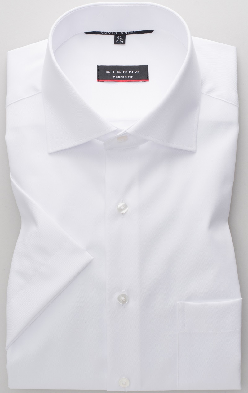 ETERNA Cover Shirt, MODERN FIT Hemd, Kent-Kragen, 1/2 Arm C19K 8817