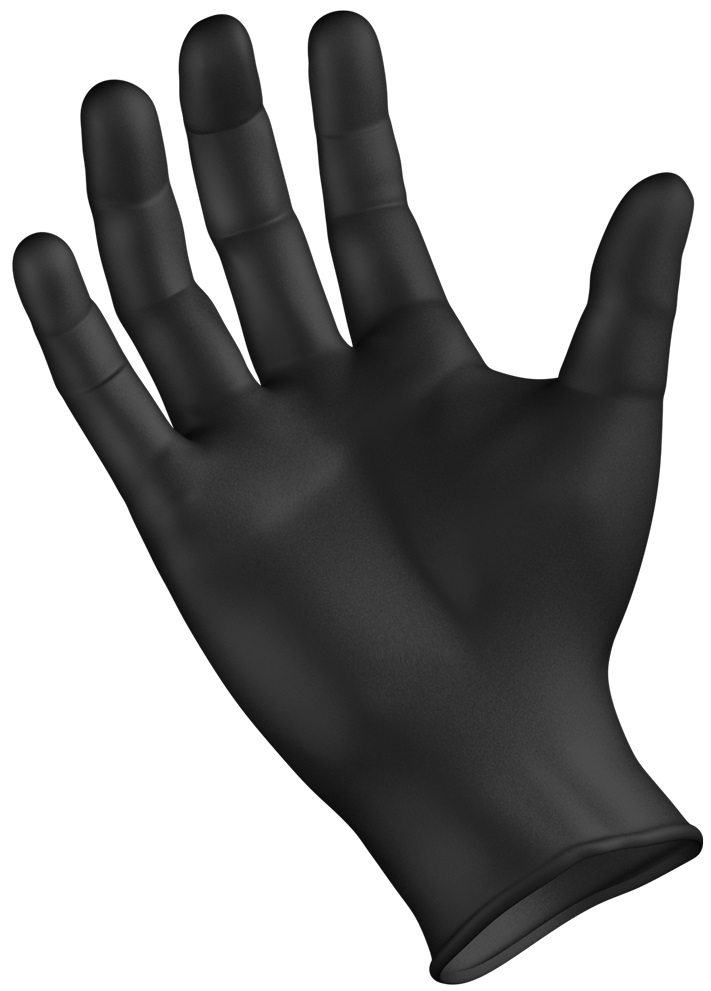 Semperguard® SAPPHIRE XP BLACK  Einweghanschuh schwarz 100er Box, 0448 