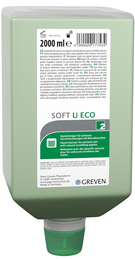 GREVEN® SOFT U ECO Handreiniger 2.000 ml Varioflasche