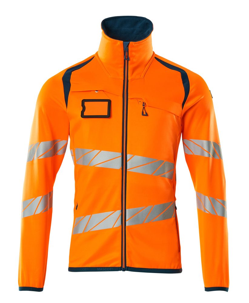 MASCOT® ACCELERATE SAFE Warnschutz Fleecpullover mit Reißverschluss 19103-315 MASCOT® ACCELERATE SAFE Warnschutz Fleecpullover mit Reißverschluss 19103-315