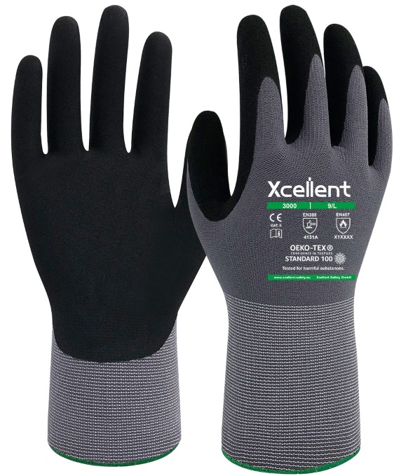 XCellent® COMFORT Premium Super-Flex Schutzhandschuh mit Nitrilbeschichtung 3000
