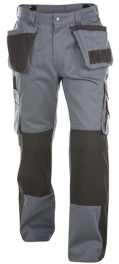 DASSY® CLASSIC SEATTLE zweifarb.Multitaschen-Bundhose m.Kniepolstertaschen