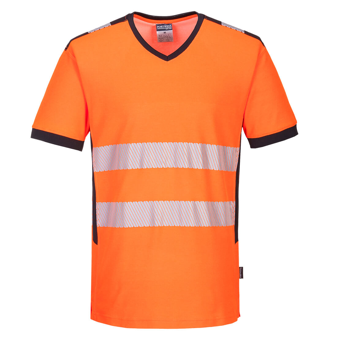 PW3™ Warnschutz T-Shirt Cotton-Comfort, Mesh-Einsatz, kurzarm, Kl. 2, PW310